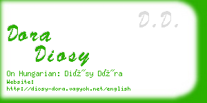 dora diosy business card